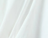 Bonnyshow  Floral Embroidery White Mini Sleeveless Dress Women Sexy V Neck Low Waist A-line Party Dresses Summer Robe 2025