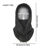 Bonnyshow Warm Fleece Balaclava for Men Women Winter Face Mask Neck Warmer Hooded Cap Windproof Thermal Head Cover Beanies Bandana