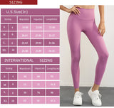 Bonnyshow Yoga Pants Gym Leggings Women Girl Fitness Soft Tights High Waist Elastic Breathable No T Line Sports Pants