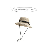 Bonnyshow Summer Fisherman Hat for Women Men Wide Brim Sunshade Bucket Hat Outdoor Camping Mountaineering Sun Hats