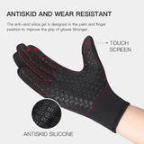 Bonnyshow New Winter Gloves Men Women Touch Cold Waterproof Motorcycle Cycle Gloves Male Outdoor Sports Plus Velvet Warm Running Ski Glove