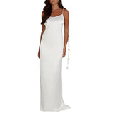 Bonnyshow  Elegant Floral Print Sleeveless Maxi Dress with Tassel Detailing and Backless Design for Summer Parties and Clubs
