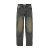 Bonnyshow Y2K Distressed Baggy Jeans Women Grunge Vintage 90s Oversize Wide Leg Denim Pants Gyaru Korean Style Harajuku Trousers