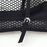 Bonnyshow  Mesh Summer Ballet Flats Shoes Women Buckle Strap Breathable Summer Flats Shoes Ladies Black Mary Janes Footwear Loafers New