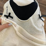 Bonnyshow  Fake Two-Piece Tank Knitting Contrast Women High Street Hollow Out Bow Patchwork Vest Fashion Casual Loose Female Tops