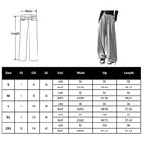 Bonnyshow New Women Oversize Gray Fashion Joggers Sweatpants Women Korean Y2k Summer Harajuku High Waist Black Loose Wide Leg Trousers