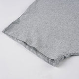 Bonnyshow  Solid Cotton O-Neck Pullover Waist Short Top Women Short-Sleeved Loose T-shirt Causal All-Match Shirts Summer Basic New