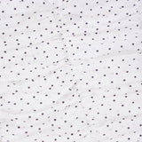 Bonnyshow  Shirred Slim Waist Top Summer Sexy Translucent Turtleneck Mesh T-shirt Polka Dot Printed Short Sleeve Tops Streetwear