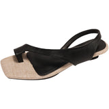 Bonnyshow  Flats Women Sandals Designer Fashion Shoes Dress Elegant Woman Slippers 2025 Trend Summer Walking Cozy Casual Female Zapatillas