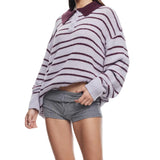 Bonnyshow  Women s Casual V-Neck Long Sleeve Knit Sweater Button Down Cardigan Coat with Pockets Solid Color Knitwear Tops for Autumn