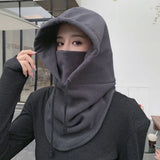 Bonnyshow Warm Fleece Balaclava for Men Women Winter Face Mask Neck Warmer Hooded Cap Windproof Thermal Head Cover Beanies Bandana