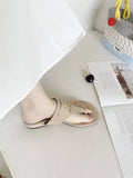 Bonnyshow  Summer New Fashion Versatile Flat Toe Flip-flops Women's Outdoor Holiday Beach Shoes Casual Sandals