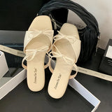 Bonnyshow  Summer Brand Women Slipper Fashion Slip On Ladies Casual Flip Flop Shoes Soft Flat Heel Outdoor Beach Slides Mujer