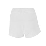 Bonnyshow Women Pants White New Summer Sweet Fashion Drawstring Pants Sexy Club Casual Loose Party Female Versatile Simple Knitted Shorts