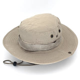 Bonnyshow Summer Hiking Sun Hat for Women Men Outdoor Camping Fishing Anti-UV Bucket Hat Solid Color Panama Wide Brim Fisherman Cap