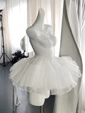 Bonnyshow  Summer New Bow Tie High Waist Slimming Birthday Party Dresses Sleeveless High Waist Sweet Girls Princess Cake Dress