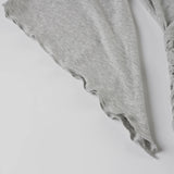 Bonnyshow  Fashion Beading Slim Fit Chic Women Halter Tops Bating Sleeve Solid Causal Simple Slash Neck Blouses