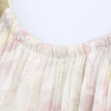 Bonnyshow  Summer Women's New Dress 2025 Fashion Print Loose V-neck Camisole Summer Holiday Dress Women's Chic Youth Long Dresses