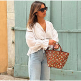 Bonnyshow  Women Hollow Out V-neck Bandage Shirt High Street Casual Ladies Irregular Diagonal Collar Solid Loose Short Blouses 2025 Summer