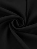 Bonnyshow Sexy Micro Transparent Chiffon Shirt Black Loose V-neck Long Sleeved Women's Versatile Niche Lace Up Shirt Autumn New