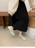 Bonnyshow  Ladies Ballet Shallow Flat Shoes Women's Retro Mary Jane Shoes Luxury soft sole shoe Women cross strap Flats Zapatos Mujer 2025