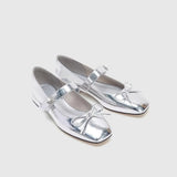 Bonnyshow  New Ladies Shoes on Sale Mary Janes Women's High Heels Round Toe Bow Tie Dress Pumps Women Buckle Strap Crystal Med Heel Shoes