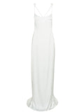 Bonnyshow  Elegant Floral Print Sleeveless Maxi Dress with Tassel Detailing and Backless Design for Summer Parties and Clubs