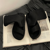 Bonnyshow  Spring Autumn Clip Toe Women Sandals Fashion Platform Thick Bottom Shoes Ladies Slip On Sandalias Booties