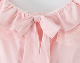 Bonnyshow  Sexy Off Shoulder Elegant Pink Party Mini Dresses For Women Lace Spliced Bow Ball Gown Summer Dress Birthday Robe