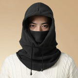 Bonnyshow Warm Fleece Balaclava for Men Women Winter Face Mask Neck Warmer Hooded Cap Windproof Thermal Head Cover Beanies Bandana