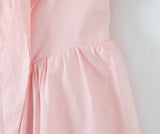 Bonnyshow  Sexy Off Shoulder Elegant Pink Party Mini Dresses For Women Lace Spliced Bow Ball Gown Summer Dress Birthday Robe
