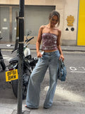 Bonnyshow  Y2k Sequin Beaded Crop Tops Beach Backless Camis Sexy Club Party Sleeveless Shirt Vest Vintage Crop Tops Women