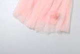 Bonnyshow  Sweet Invisible Straps Dress Women Elegant Applique Multilayer Mesh Summer Fashion Sexy Midnight Birthday Party Bodycon