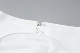 Bonnyshow  O-Neck Sleeveless Bodycon Hollow Out Ball Gown Midi Dress Solid Sexy Elegant Long Dress Party Club Prom Summer Clothes