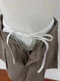 Bonnyshow  Coffee Linen Skirt Set Sleeveless Top Vest Short Skirts Summer New Fashion High End Casual Commuting Two Piece Set Women Outfits