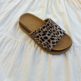 Bonnyshow  Leopard Slippers Women Flats Casual Sandals Beach Shoes Summer 2025 Trend Walking Flip Flops Sport Shoes Slingback Slides Woman