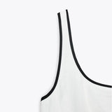 Bonnyshow  Fashion White Pleated Long Dress Women Elegant Sleeveless Square Collar A-line Maxi Dress Lady 2025 Summer Chic Street Vestidos