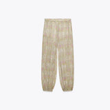Bonnyshow  Summer Women's Flower Printed Long Pants Fashion Loose Pleated Female Wide Leg Trousers Casual New Chic Lady Pants Street
