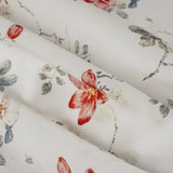 Bonnyshow  Fashion Bandage Skinny Floral Prints Women Camisole Tops Square Neck Sweet Backless Blouses