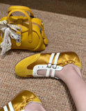 Bonnyshow  Flats Women's Sports Shoes Fashion Sneakers Casual Shallow Loafers Shoes 2025 Summer Walking Ballet Trend Sneakers Women