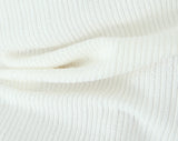 Bonnyshow  Women Hollow out Through Buttons Pearl Knitted Short Sleeve Sweater Crop Pullovers Knitwear All Match Knitting Tops Jumper