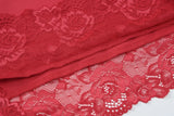 Bonnyshow  Fashion Spaghetti Strap Red Dress Streetwear 2025 Summer Women's Chic V-neck Lace Patchwork Mini Party Dresses Night Club Outfit