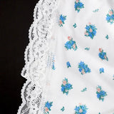 Bonnyshow  Women's Camisole New Summer Streetwear Fashion Blue Print Button Lace-up Vest Sexy Lace Backless Female Versatile Tank Clothing