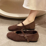 Bonnyshow  Spring New Brand Women Flats Round Toe Shallow Slip on Ladies Casual Ballet Shoes Soft Leather Eelgant Dress Shoes