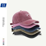 Bonnyshow Vintage Cowboy Bow Knot Baseball Caps Korean Embroidery Bow Knot Hip Hop Hat Fashion Baseball Caps Outdoor Cycling Sun Hat Women