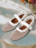 Bonnyshow  Shoes Ballerinas Woman 2025 Modis Female Footwear Round Toe Casual Sneaker Ballet New Cute Dress Summer Big Size Flat Rubber