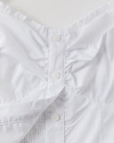 Bonnyshow  Sweet White Folds Blouse Top Women New Casual Single Breasted Ruffle Sleeveless Tank Tops Vest Preppy Style Basic Camisole Y2K