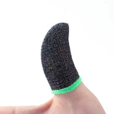 Bonnyshow 10Pcs Mobile Phone Finger Cuff Fibroid Mobile Game Touch Screen Fiber Breathable And Sweat Resistant Walking Game Finger Cuff