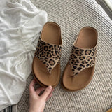 Bonnyshow  Flats Platform Women's Slippers Clip Toe Flip Flops Beach Shoes Woman Sandals Summer 2025 Casual Dress Slides Mujer De Sandalias