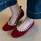 Bonnyshow  Fashion Shallow Women Ballet Flats Shoes Casual Female Slip On Footwear Designer Shallow Women Comfort Soft Sole Flats Shoes